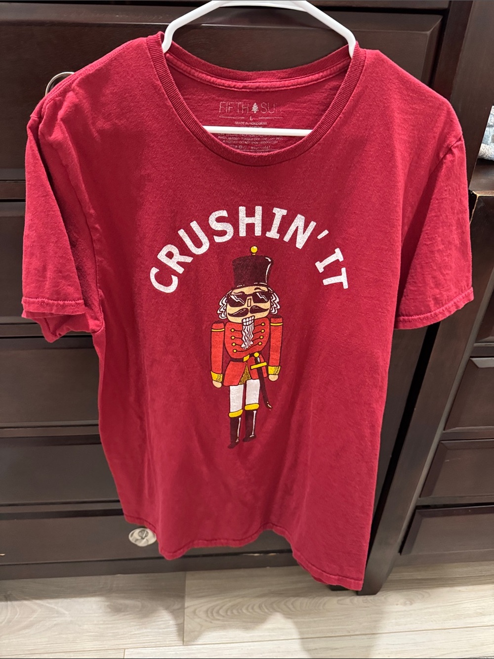 Fifth Sun Red 'Crushin' It' Nutcracker Graphic Tee
